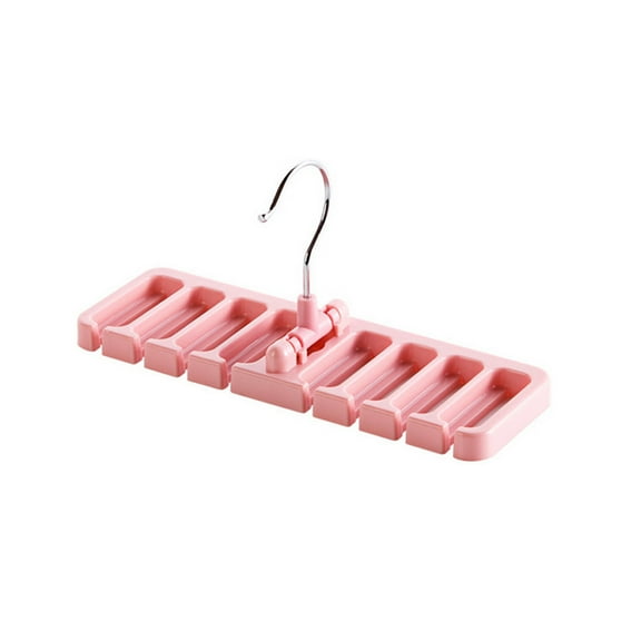 Raindrops 1Set Multifunctional Necktie Tie Anti Slip Hanger Rack for Closet Space Maximization with Compact Design