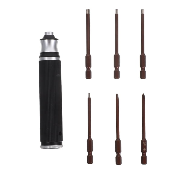 Raindrops 1Set Rc Hex Screwdriver Tool Set Black for Model Building Repair and Precision Assembly
