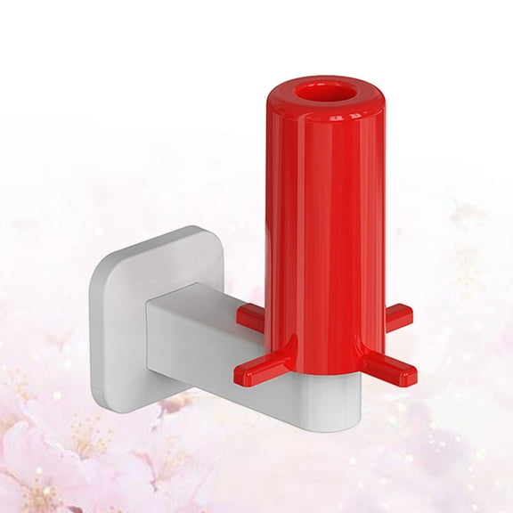 Raindrops 1Set Napkin Roll Holder Detachable Plastic for Countertop Modern Style in White Red