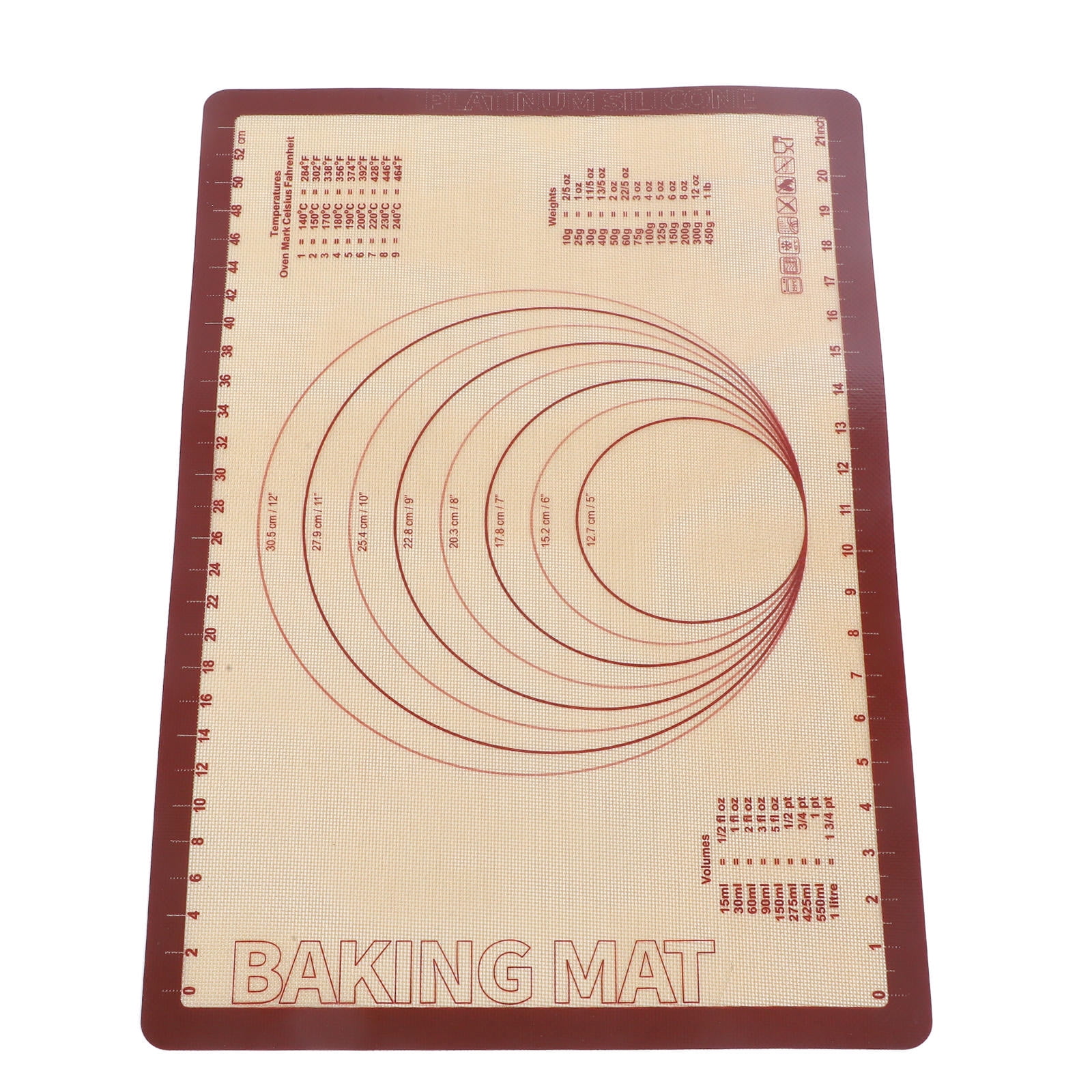 Raindrops Non-Stick Flexible Silicone Baking Mat Oven Liner for Multipurpose Kitchen Use Easy Cleanup and