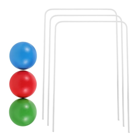 Raindrops Family Croquet Game Set Assorted Color Sturdy Construction Portable for All Ages