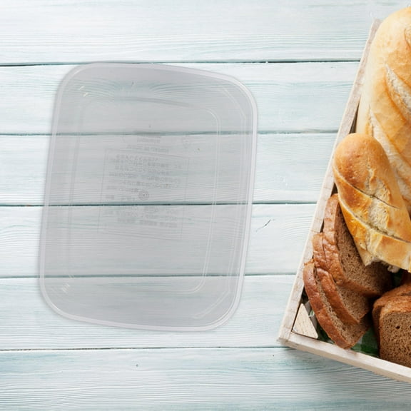Raindrops Transparent Airtight Bread Storage Box PP Material for Kitchen Bakery and Pet Food Freshness