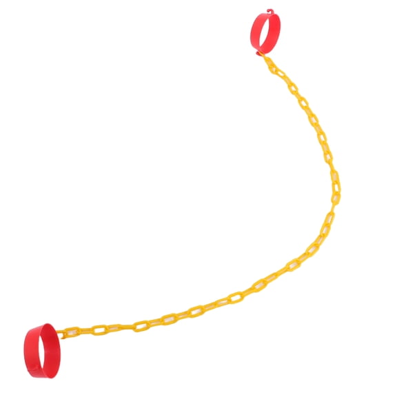 Raindrops 1Set Plastic Safety Chain Connector Link with Traffic Cone Compatible for Home Use