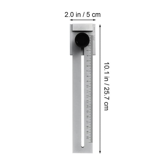 Raindrops 1Set Precision Parallel Ruler Stainless Steel for Engineering and Model Making 9.96x1.57x1.18in