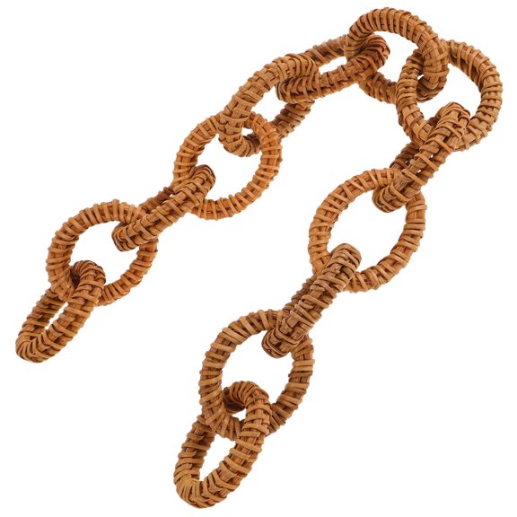 Raindrops 1Set Rattan Chain Link Decoration Bohemian Style Bedroom 43.0x3.5x0.4In