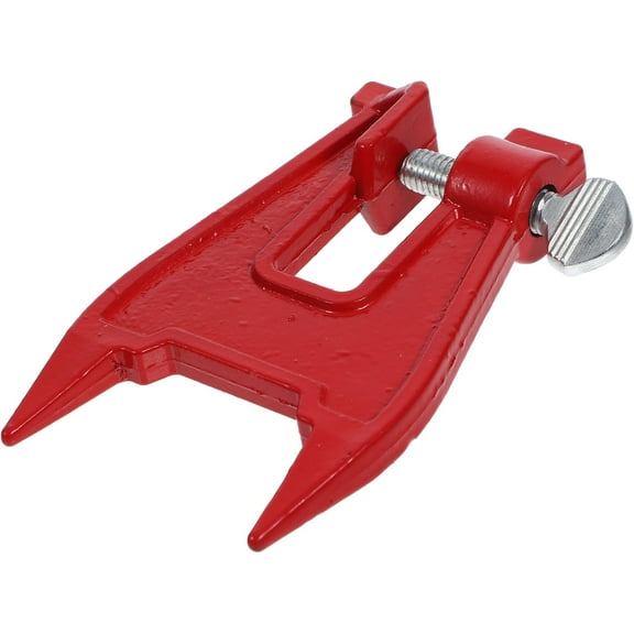 Raindrops Adjustable Chainsaw Vise Red Alloy Steel 1Set 4.95X3.03X2.23In
