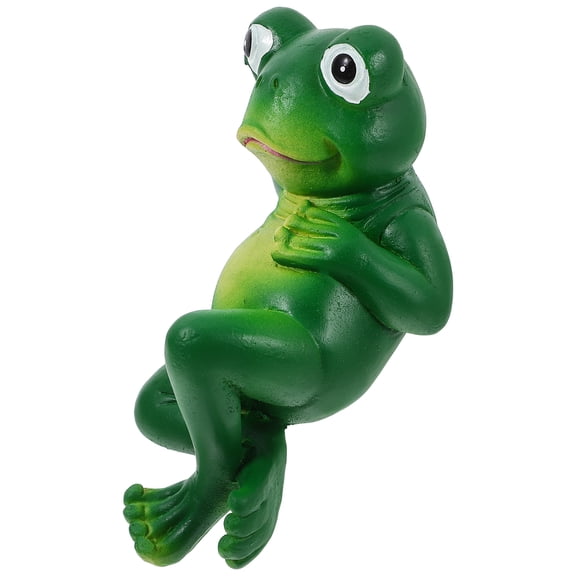 Raindrops Garden Frog Decor Adorable Design 1Set 4.5x3x2in