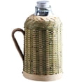 thumbnail image 1 of Raindrops 1Set Retro Chinese Water Kettle Insulated Bamboo Woven for Home Use, 1 of 7