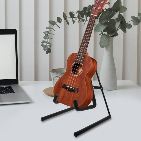 FOMIYES Violin Stands Guitar Support Black Sponge Portable Home Use 1Set