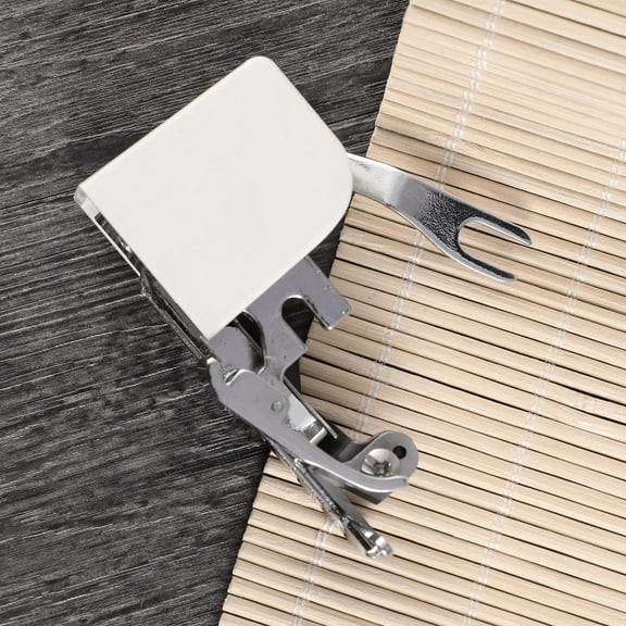 Raindrops Metal Sewing Machine Side Cutter Presser Foot Set for Seam Trimming and Finishing, Hard Material