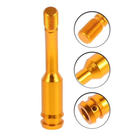 Raindrops Gear Shift Extender Gear Shift Extension Rod Golden Aluminium Alloy 1Pack