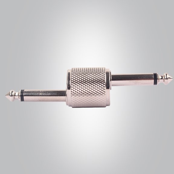 Raindrops 1Set Silver Brass Guitar Effect Pedal Connector for Professional Guitar Playing 3.3x0.8x0.8in