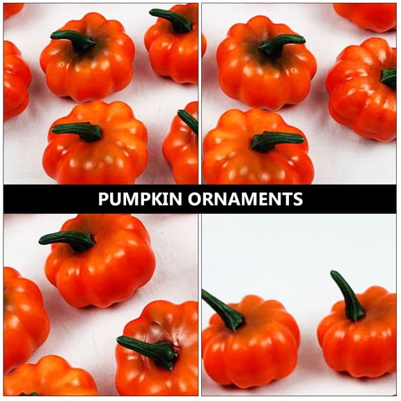 Raindrops 1Set Simulation Pumpkin Adornment Orange Material for Unique Pumpkin Bouquet Decor