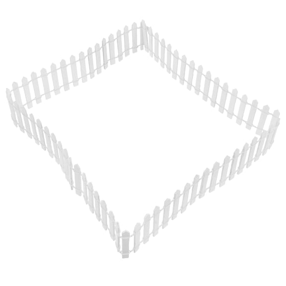 Raindrops 1Set Small Fence for Mini Garden Decoration Home Decor Square Shape