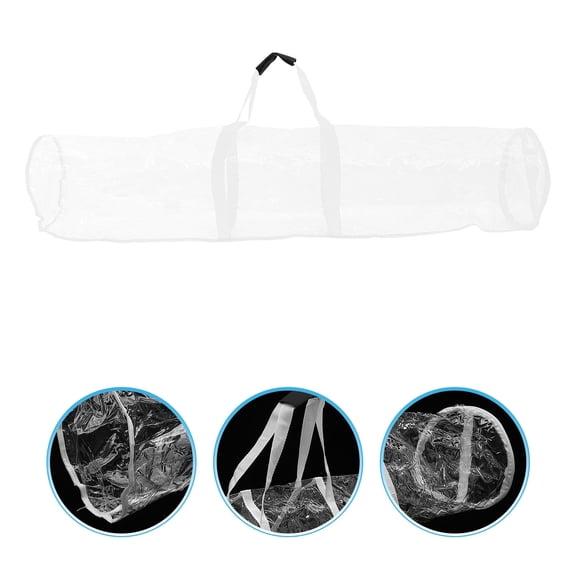Raindrops Clear Storage Organizer Bag Set for Home and Christmas Decoration, Multi-Purpose Family Storage Container