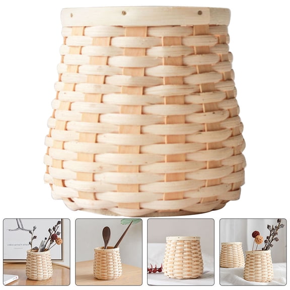 FOMIYES Bread Serving Basket for Table Woven Bamboo 1Pack