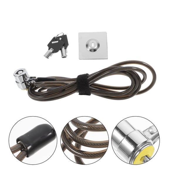 Raindrops 1Set Tablet Security Lock for Projector and LED TV 11.8x0.8x0.8in