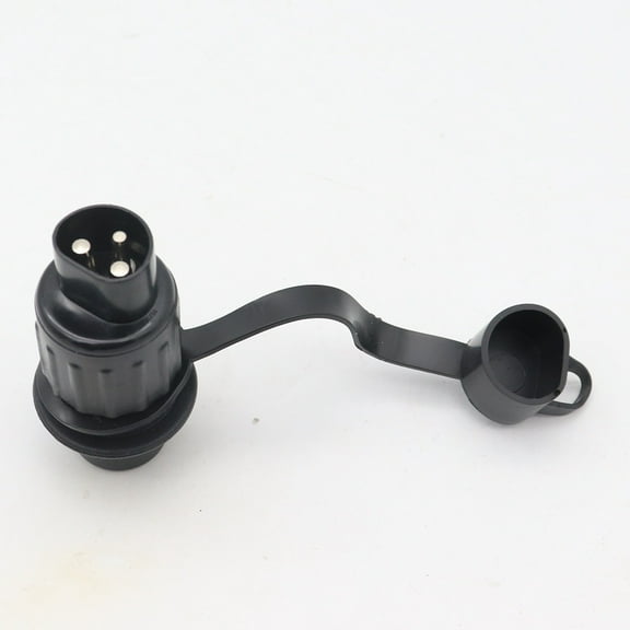 Raindrops Stable Electrical 3 Pin Trailer Connector Adapter for 12V Rv and Flat Trailer Use