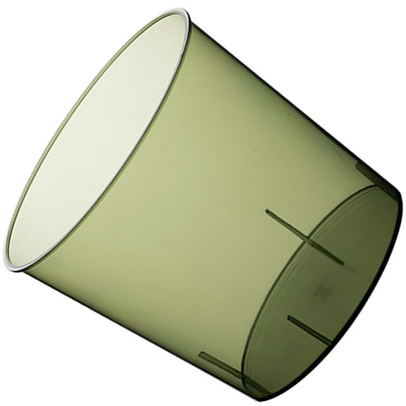 Raindrops Clear Garbage Container Round 1Set 6.5x6.1in