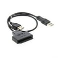 thumbnail image 1 of Raindrops Hard Drive Power Cable USB 2.0 to Cable Black Copper 1Pack, 1 of 4