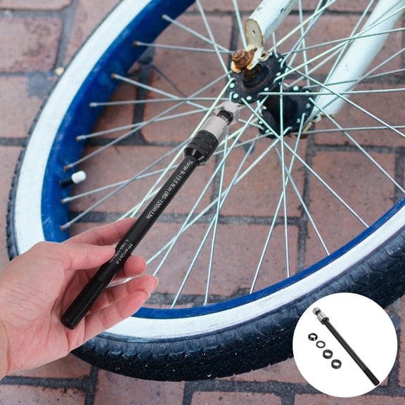 Raindrops 1Set Bike Quick Release Axle Skewer Black Durable Hollow Shaft for Road and Mountain Bikes