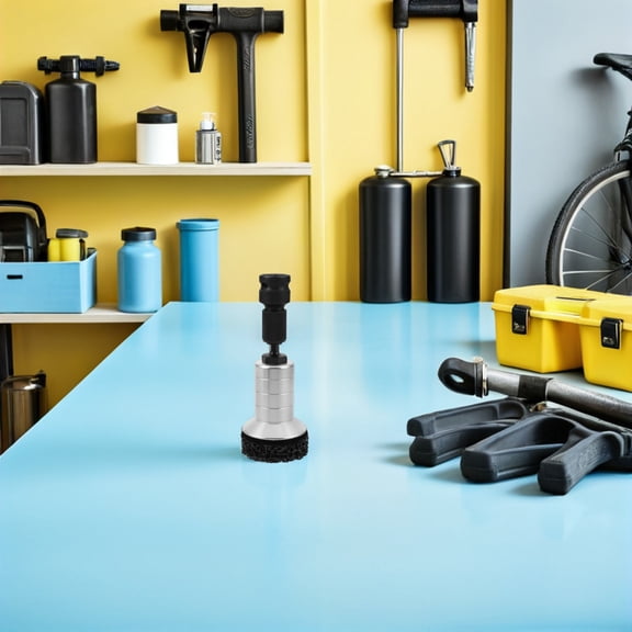 Raindrops 1Set Car Tire Buffer Wheel Tool with Hub Cleaning Pads for Efficient Rust Removal