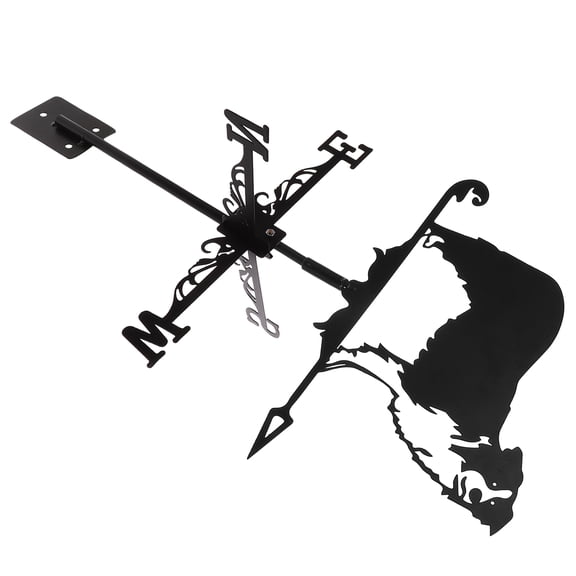 Raindrops Weathervane Set - Direction Indicator for Garden, Yard, Patio, and Home Decor