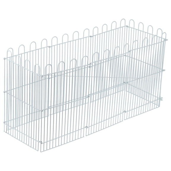 Raindrops 1Set White Hamster Playground Fence Provides Space for Pet Exercise and Fun