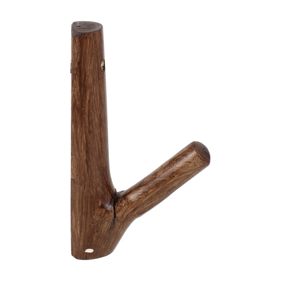 Raindrops 1Set Wood Hooks for Hanging Tree Branch Design in Coffee Tone for Hallway Decor