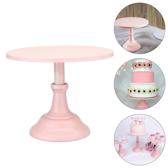 Raindrops 1pc Cake Display Stand Pink Iron Storage for Photographers at Wedding