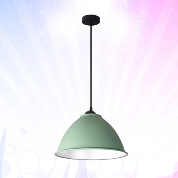 Raindrops Pendant Lighting Fixture Creative Lampshade Aluminum 1Pack Green