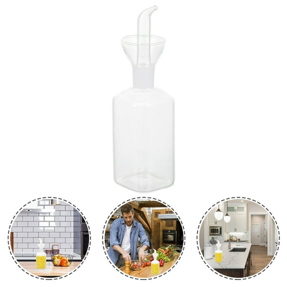 Raindrops 1pc Creative Glass Oil Bottle Kitchen Seasoning Bottle Oil Bottle