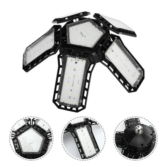 SEWACC Loft Lighting Black 1Pcs 32.5x32.5Cm Plastic Garage Warehouse Light