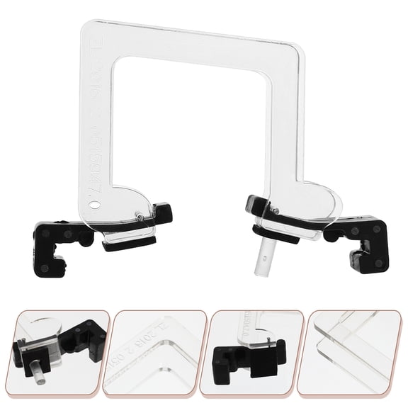 Raindrops Violin Bow Straightener 1pc Transparent Collimator Practice Adjuster for Perfect Bow Alignment