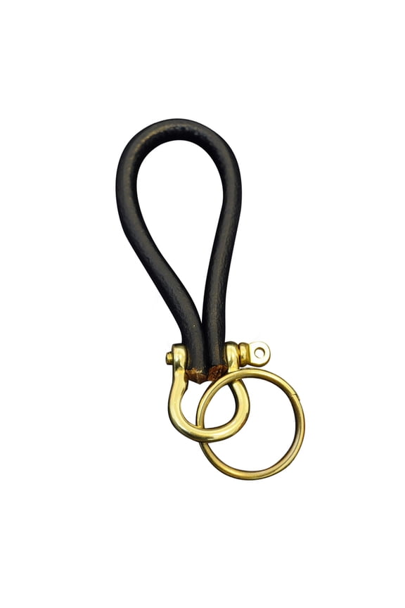 1pc Elaborate Brass Key Chain Key Pendant Vintage Brass Key Ring Ornament