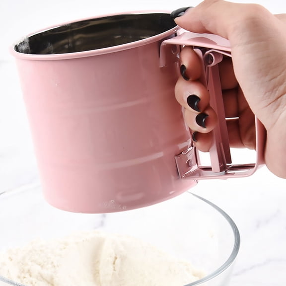 Raindrops Compact Flour Sifter for Kitchen Baking, Easy-to-Use 1pc Handheld Sifter