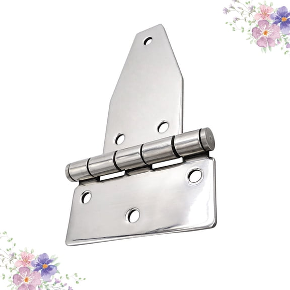 Raindrops 1pc T-type Hinge Steel Hinge Industrial Box Automation Equipment Hinge (Silver 8.5 x 7 cm)