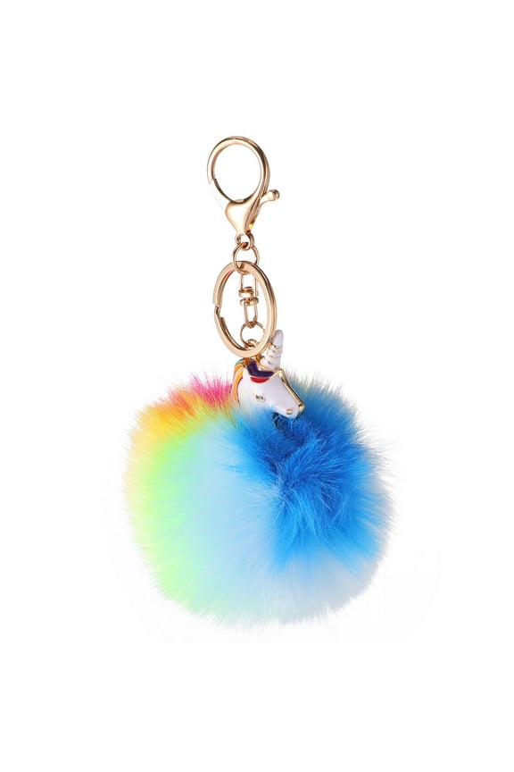 1pc Unicorn Key Chain Doll Key Ring Key Decoration Doll Key Chain for Key