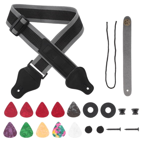 Raindrops 1set Durable Guitar Strap Lightweight Simple Guitar Belt Reduces Hand Pressure Random Color