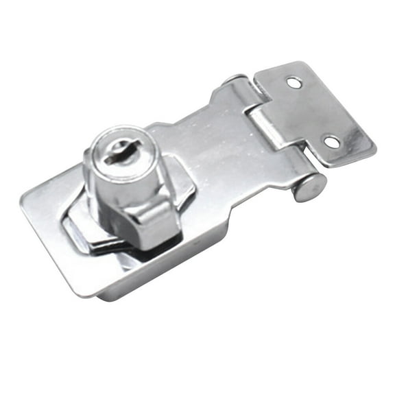 Raindrops 2.5 Inch Free Opening Button Lock Drawer Cabinet Lock Cabinet Door Lock (Silver)