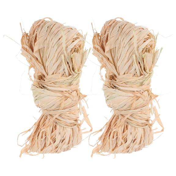 Beige Raindrops Raffia Ribbon for Crafts, Floral Arrangements, Wrapping, Projects, and Decorative Uses