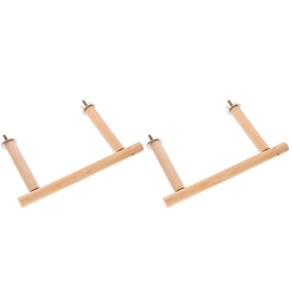 Raindrops 2 Count Parrot Toys Bird Stand Pole 25.00X13.00X13.00CM