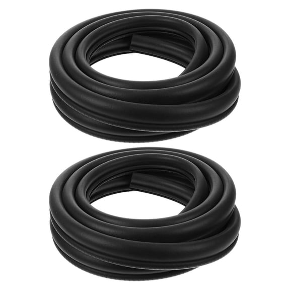 Raindrops  2 PCS Auto Weather Stripping Door Seal Car Portable Air Conditioner Sealer Black
