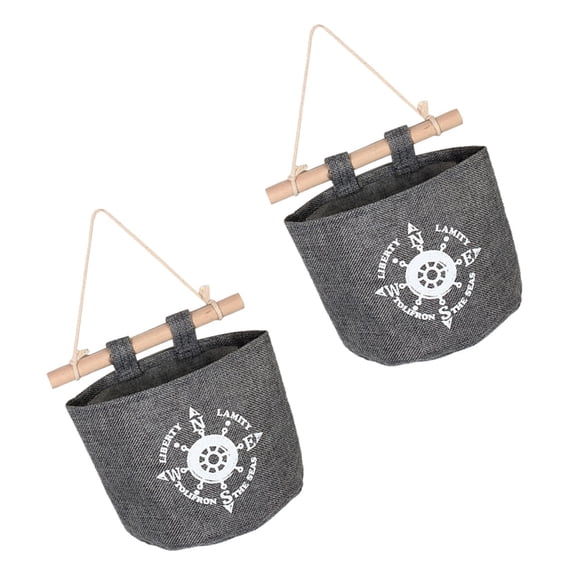 Raindrops 2 PCS Hanging Storage Pouch Pouch Hangers Wall Mounted Storage Bag