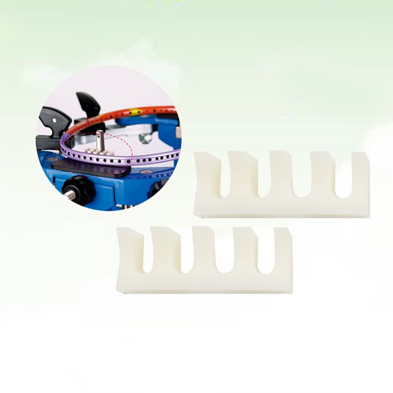 Raindrops 2 PCS Machine Badminton Racket Pressure Reducer Racket Stringing Tool 2pcs White