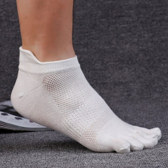 Raindrops 2 Pairs Comfortable Toe Socks Full Toeless Men Everyday Man Miss