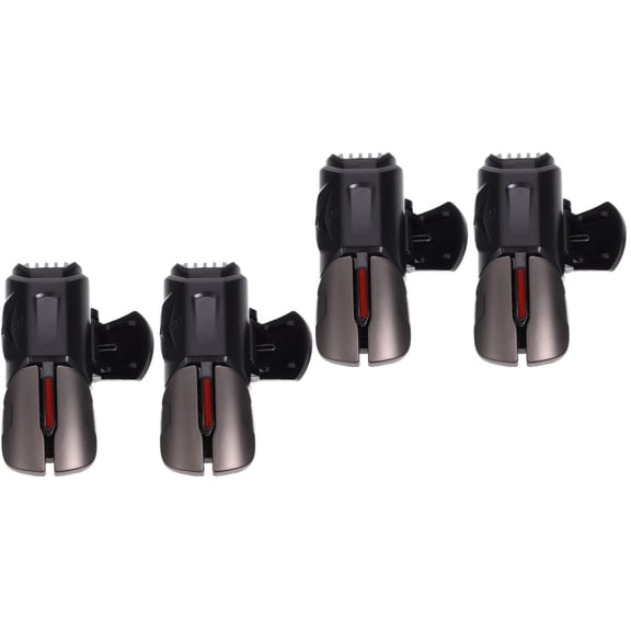 FOMIYES 2 Pairs Compact Black Metal and ABS Game Triggers for Mobile Gaming, and Sturdy Controller Accessories