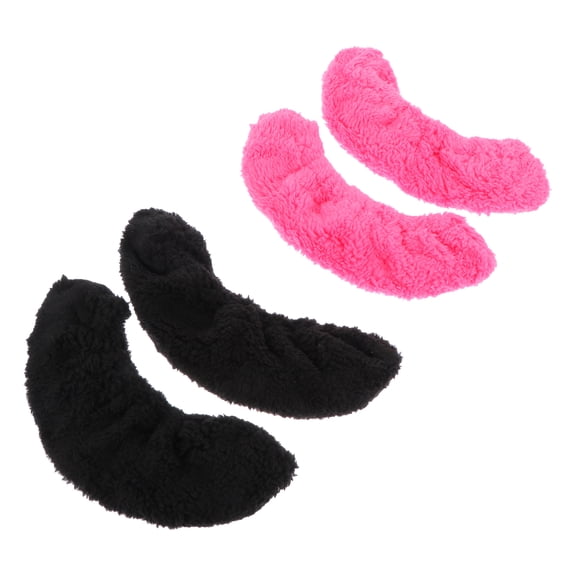 Raindrops 2 Pairs Ice Skating Accessories Black for Skaters Outdoor Rink