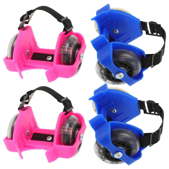 Raindrops 2 Pairs Kids Roller Skates Beginner Skating Shoe Child