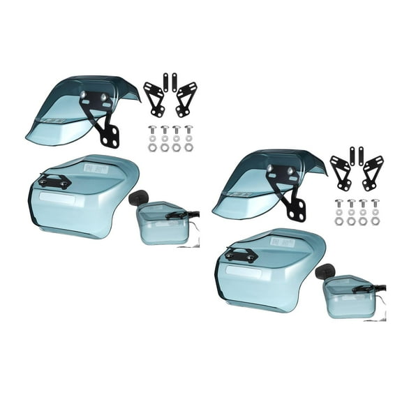 Raindrops 2 Pairs  Motorcycle Handlebar Wind Guards Scooter Handlebar Windshield Universal Hand Guards Coldness Wind Protector Motor Supply